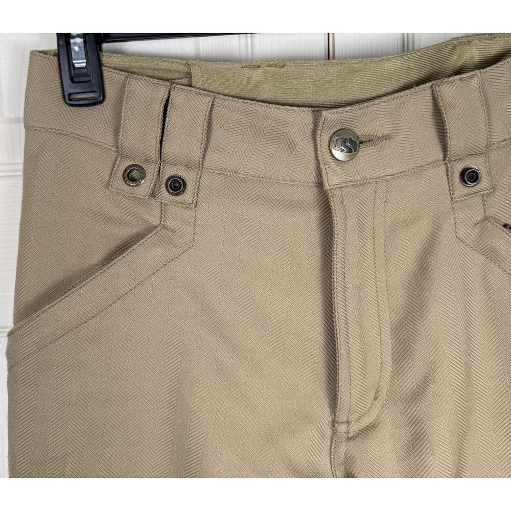 Bonfire Men's 15K Dry‎ Level 2 Small Tan Snowboard Ski  Snow Pants  30x32 - Picture 4 of 15